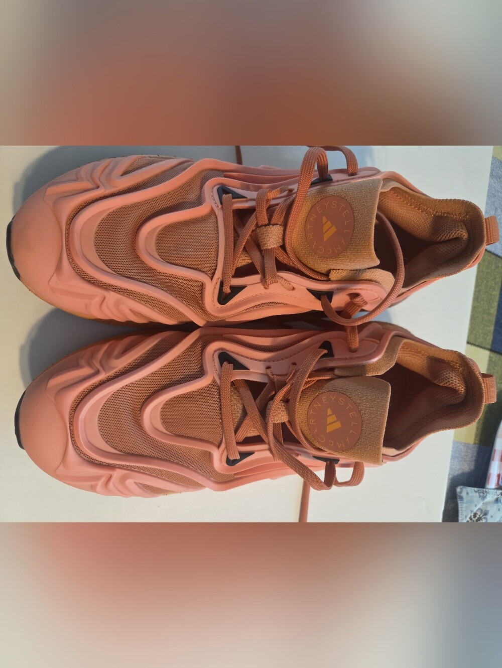 Stella McCartney Coral Pink Athletic Sneakers